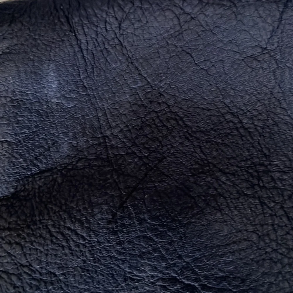 Lucky Brand Blue Fringed Leather Shoulder Bag